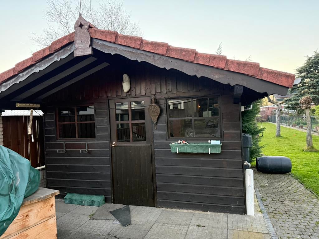 Tuinhuis van hout, Ophalen, Gebruikt, 250 tot 500 cm