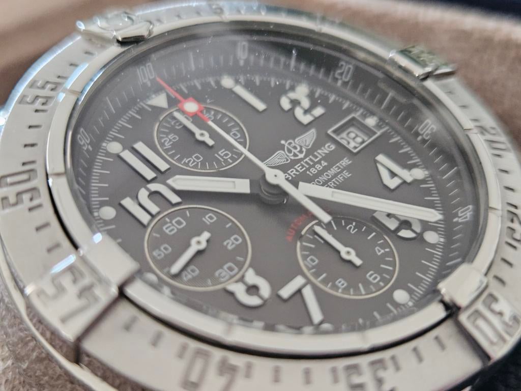 Breitling Skyland Avenger A13380 automaat Top, Ophalen, Gebruikt, Staal, Breitling