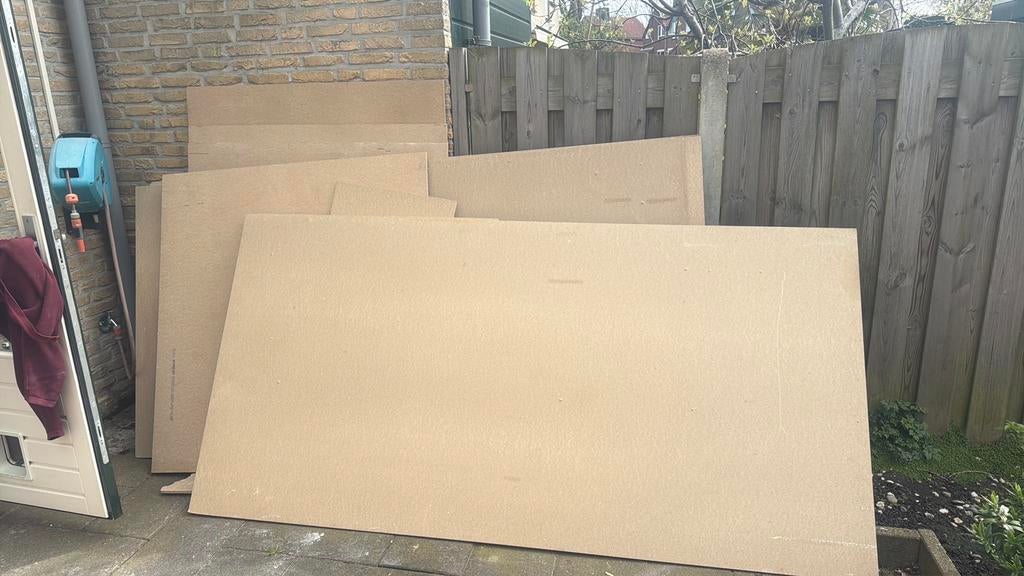 Spaanplaten, Doe-het-zelf en Verbouw, Platen en Panelen, Ophalen, Gebruikt