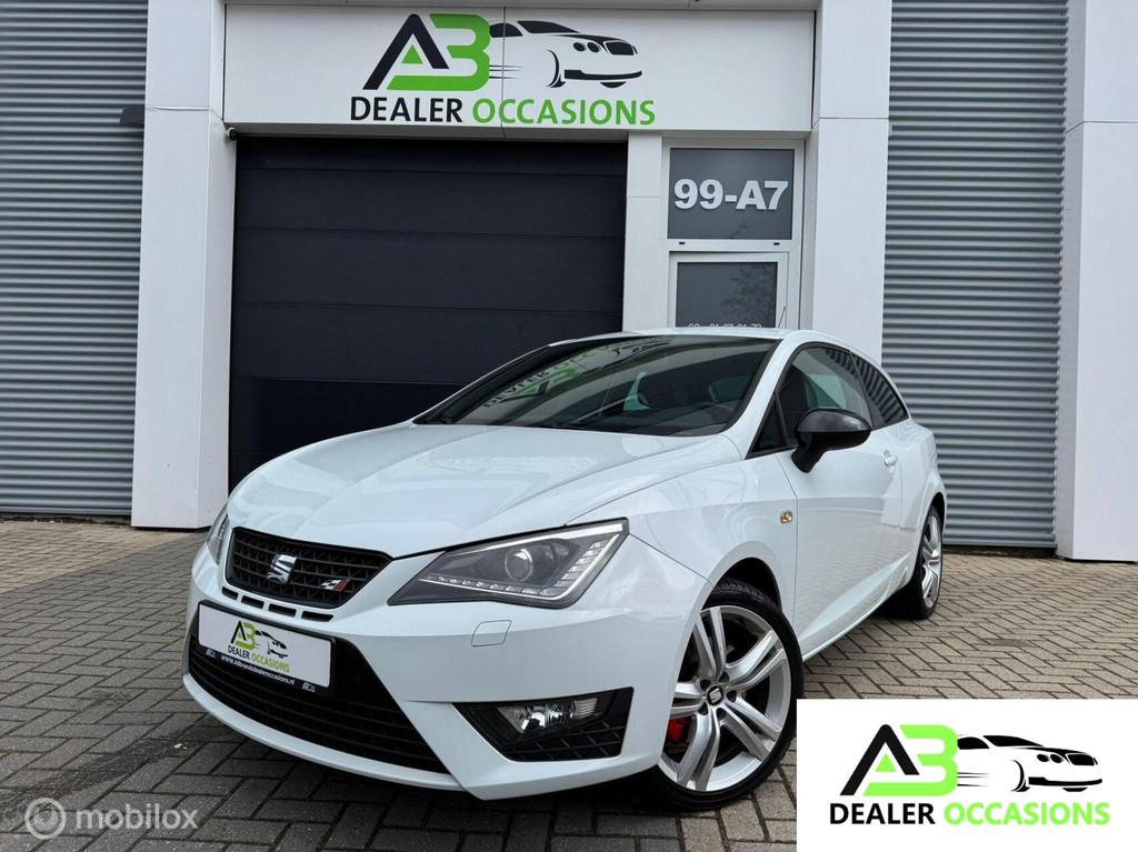 Seat Ibiza SC 1.4 TSI Cupra Automaat/LED/PDC/Apk, Auto's, Seat, Gebruikt, Zwart, 179 pk, Bedrijf