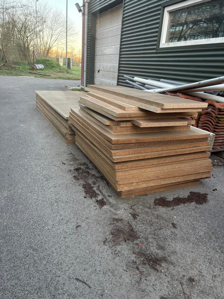 Plaatmateriaal 3 cm dik, Doe-het-zelf en Verbouw, Hout en Planken, Ophalen, Minder dan 25 mm, Zo goed als nieuw, Plank