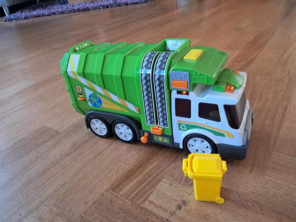 speelgoed vuilniswagen, Ophalen, Gebruikt