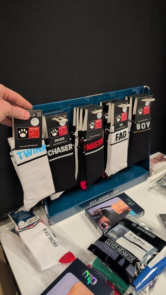 Prowler hoge heren sokken . Maat 40-45, ., Nieuw, Overige maten, Ophalen of Verzenden