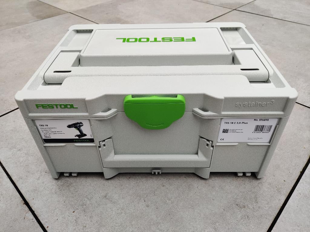 Festool systainer³ SYS3 M 187 van schroefboormachine TXS 18, Ophalen of Verzenden, Nieuw