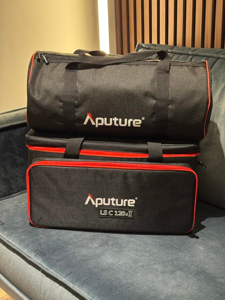 Aputure 120d II + Light Dome Mini II + Clamp | Complete Set, Ophalen of Verzenden, Zo goed als nieuw, Lamp of Flitsset