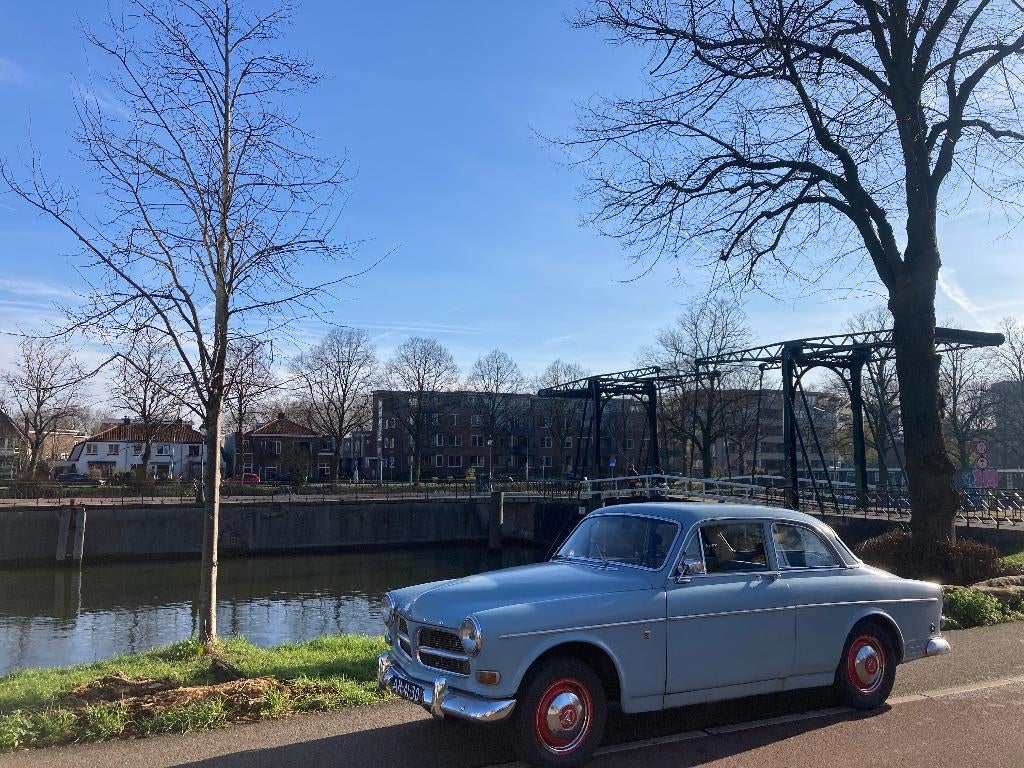 Volvo Amazon 1966 grijsblauw, Auto's, Achterwielaandrijving, Overige modellen, 68 pk, 1200 kg