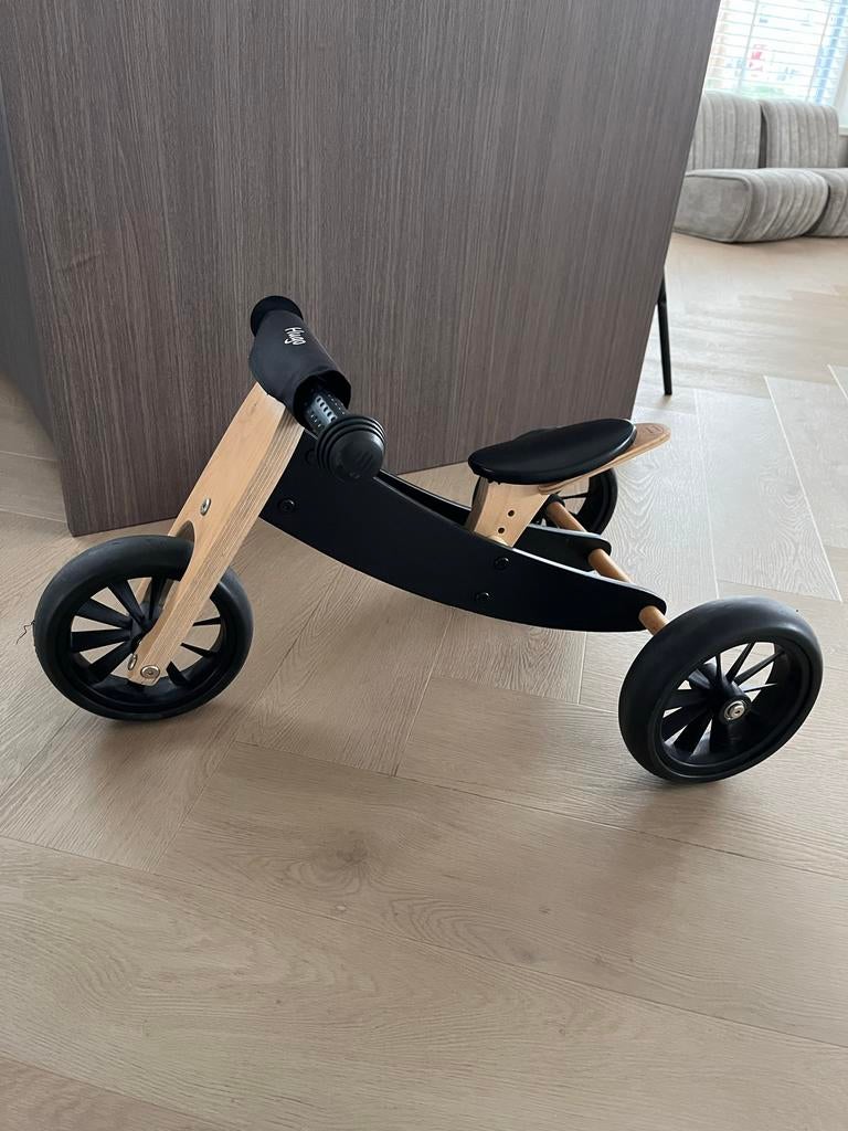 Houten driewieler, Ophalen, Gebruikt