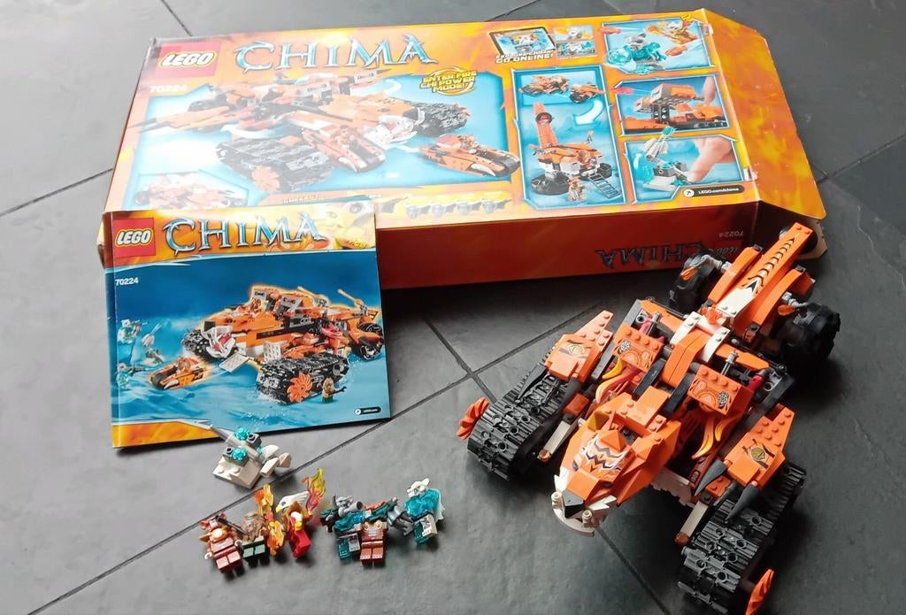 Lego Chima 70224 compleet met doos en boekje., Ophalen of Verzenden, Zo goed als nieuw