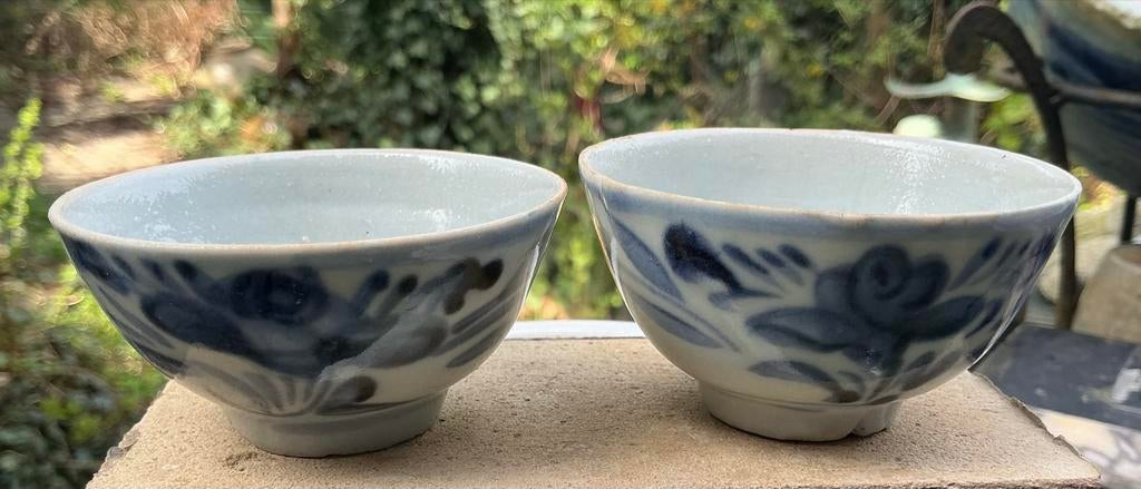 2 Chinese porseleinen kommetjes, Ophalen of Verzenden