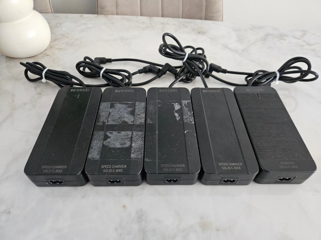 :5X E-BIKE ACCULADER 42V - 4A, SPEED CHARGER SOLID, Ophalen of Verzenden, Gebruikt