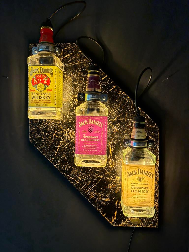 Jack Daniels wandlamp, Ophalen of Verzenden, Nieuw, Glas, Mancave, womancave