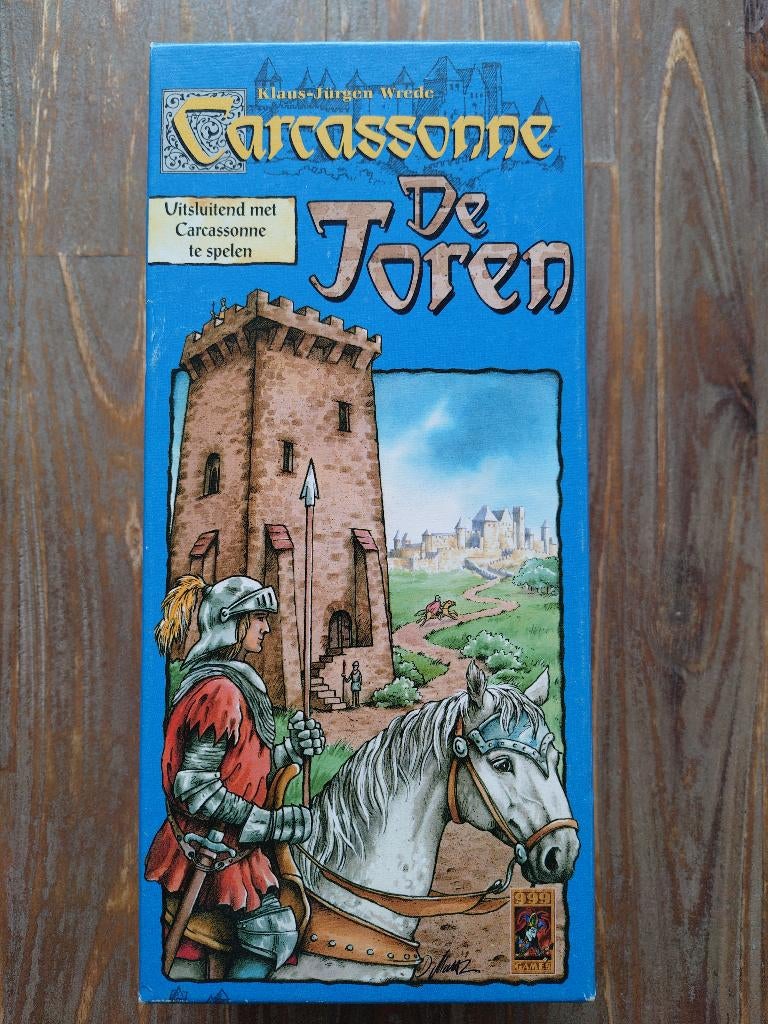 Carcassonne De Toren, Hobby en Vrije tijd, Gezelschapsspellen | Bordspellen, Vijf spelers of meer, Ophalen of Verzenden, Zo goed als nieuw