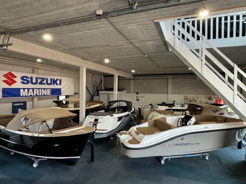 Unique Boat Design;AKTIE! Corsiva/Primeur/Steelfish, Nieuw, Polyester, 6 meter of meer