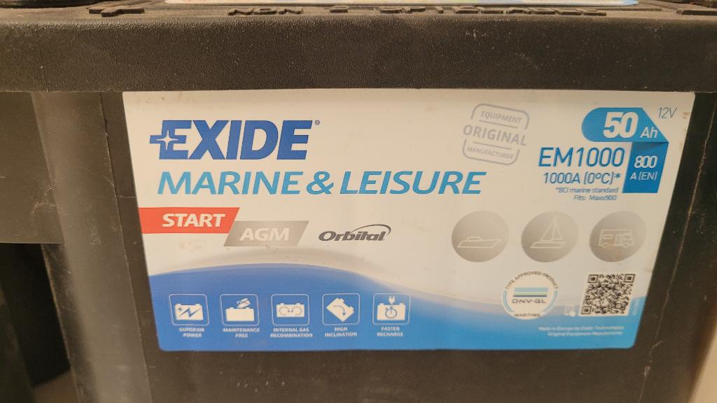 2x Mastervolt AGM Accu 12V / 160Ah – Deep Cycle, Ophalen, Gebruikt, Motor en Techniek, Zeilboot of Motorboot