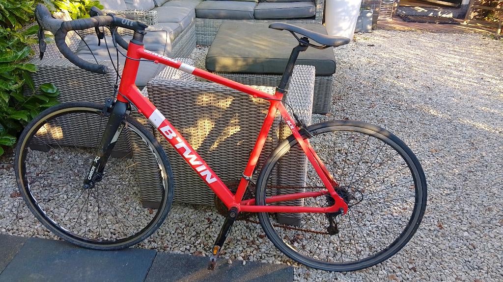 Triban 500 voor de klusser, Fietsen en Brommers, Fietsen | Racefietsen, 28 inch, Gebruikt, Heren, Aluminium