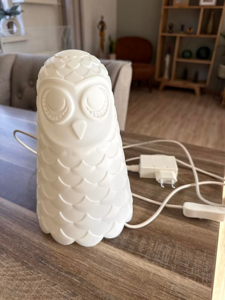 Leuke uil lamp - sfeervolle verlichting, Ophalen, Zo goed als nieuw