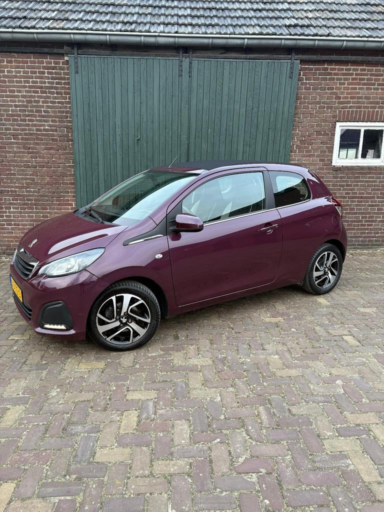 Peugeot 108 1.0 e-vti.  Lage km stand,  airco, cabrio,, Auto's, Voorwielaandrijving, Stof, Euro 6, Handgeschakeld
