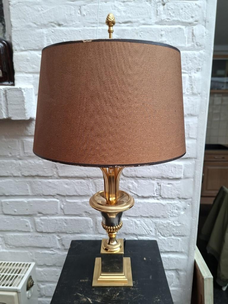 Palm bladeren of riet bladeren lamp S. A. Boulanger, 70s, Ophalen of Verzenden