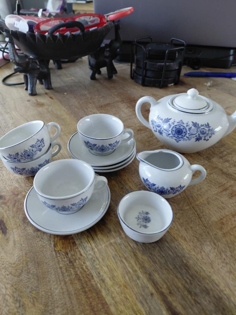 Kinder/poppen theeservies douwe egberts, Ophalen of Verzenden, Zo goed als nieuw