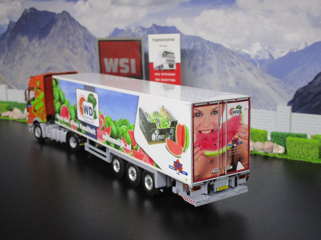 Wsi 01-2090 Willem Dijk Mercedes-Benz Actros MP4 Giga Space, Ophalen, Nieuw, Bus of Vrachtwagen, Wsi