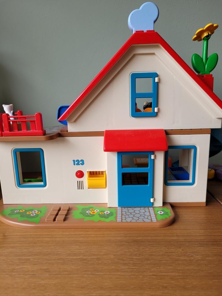 Playmobil huis 123, Ophalen, Zo goed als nieuw, Poppenhuis