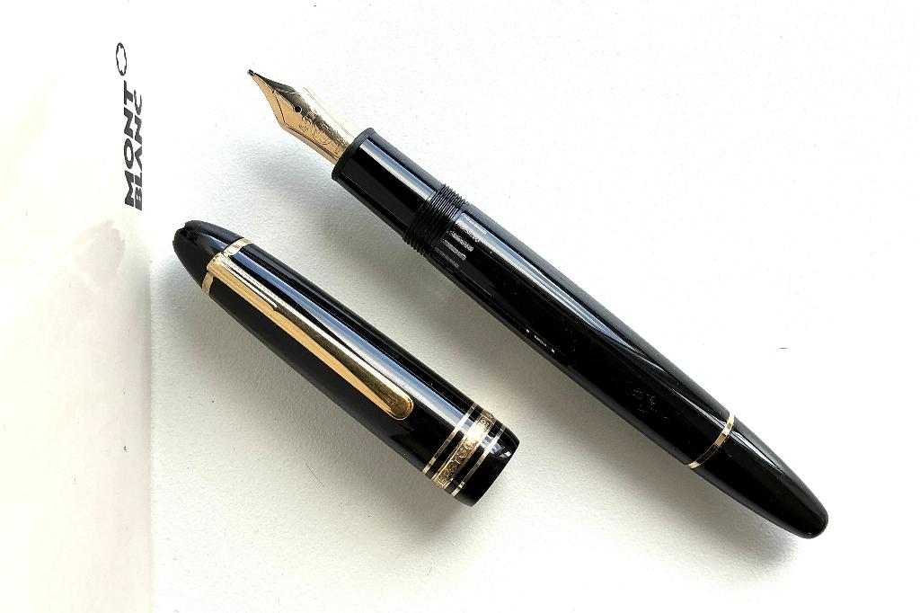 Montblanc Meisterstück Legrand 146 Vulpen met 14K Broad punt, Ophalen of Verzenden, Zo goed als nieuw, Vulpen, Mont Blanc