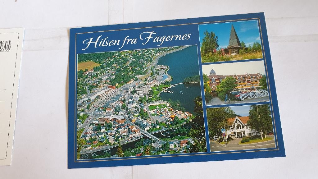 1430 noorwegen hilsen fra fagernes, Verzenden, 1980 tot heden, Overig Europa