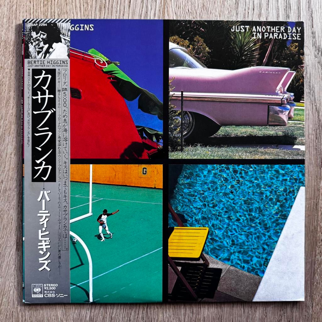 Bertie Higgens Just Another Day In Paradise LP Vinyl 1982, Ophalen of Verzenden, Gebruikt, 12 inch, Poprock