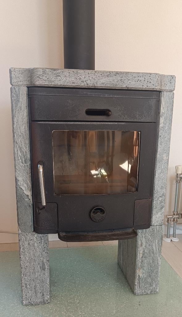 Andersen 4 houtkachel van speksteen, Ophalen, Gebruikt