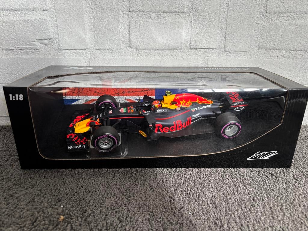 Max verstappen RB13 australie 2017 1:18 model, Verzamelen, Ophalen of Verzenden