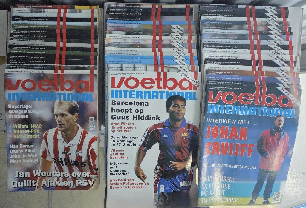 Voetbal International (complete jaargangen 1992-2021), Ophalen, Gelezen, Sport en Vrije tijd