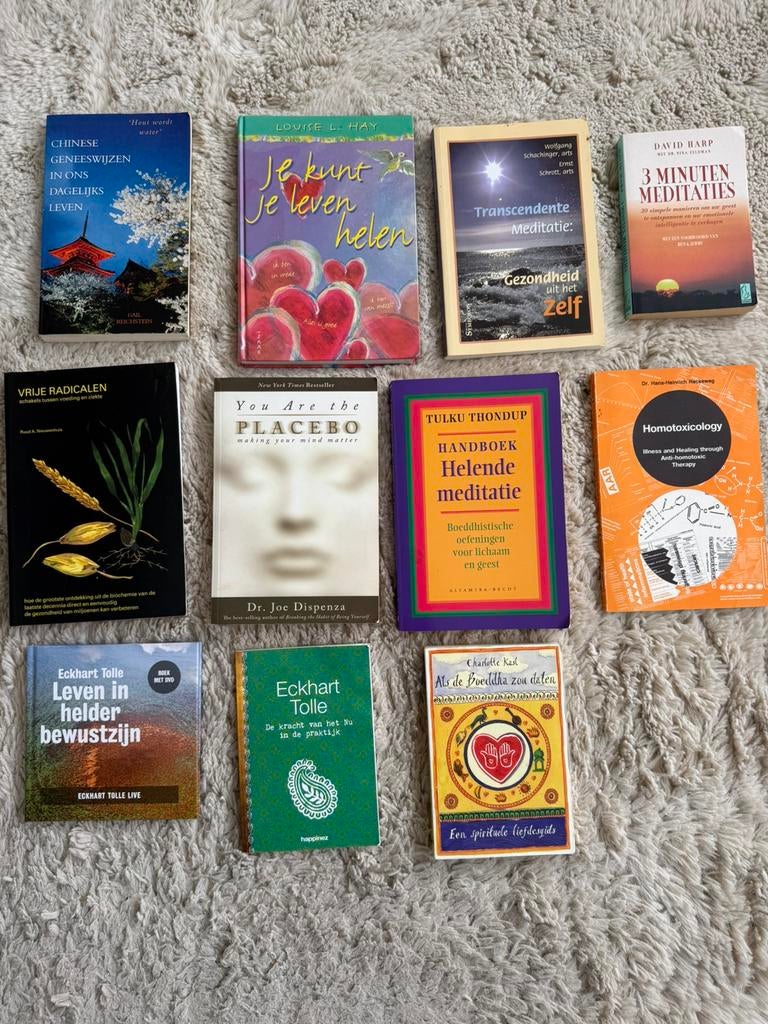 Spirituele & Gezondheidsboeken: o.a.  Tolle / Dispenza, Boeken, Ophalen of Verzenden, Zo goed als nieuw, Spiritualiteit algemeen