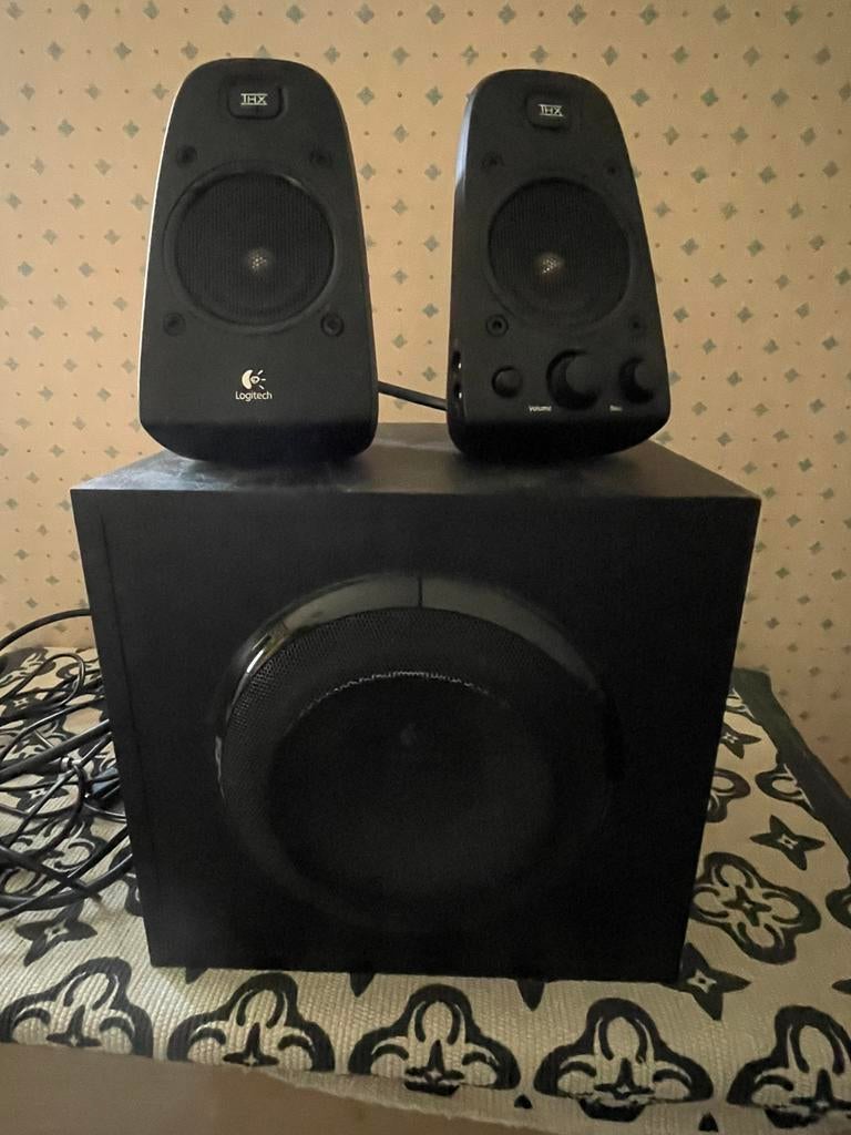 Logitech 2.1 Z263 THX speakers, Computers en Software, Pc speakers, Ophalen of Verzenden, Gebruikt, Audiokanaal 2.1