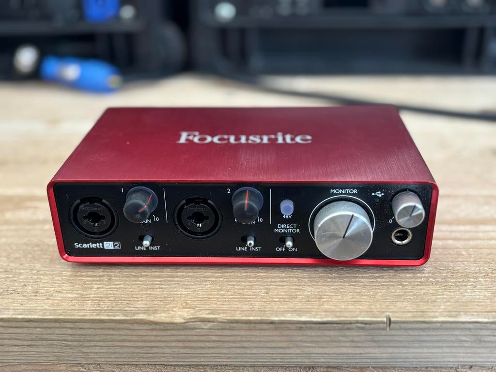 Focusrite Scarlett 2i2 2nd Gen, Ophalen of Verzenden, Zo goed als nieuw