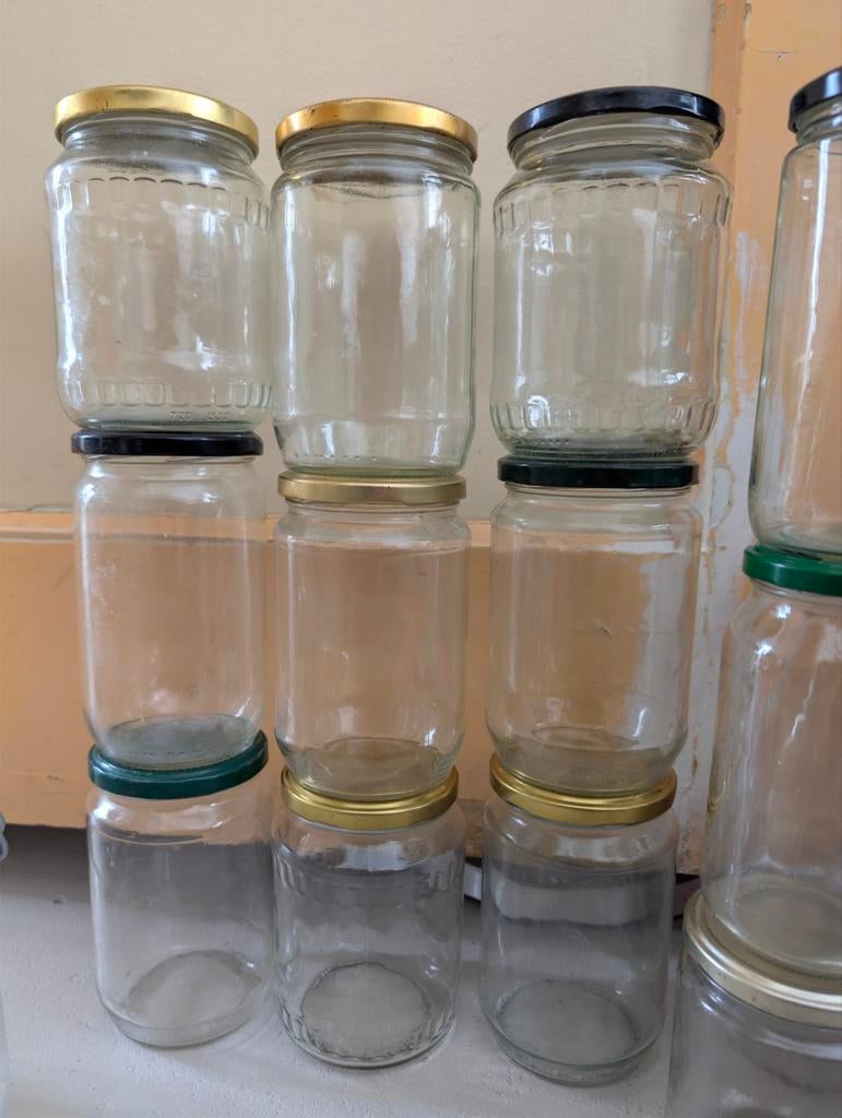 Glazen potten diverse maten - ideaal voor bewaren, Ophalen