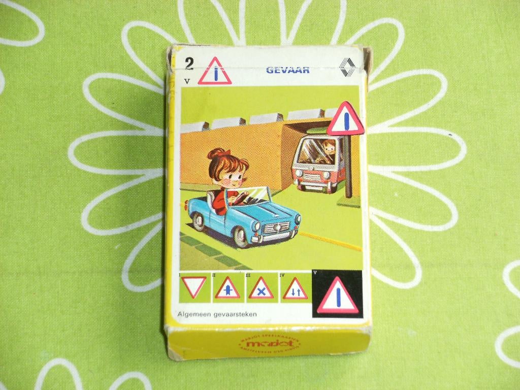 Renault kwintet - verkeerstekens gezinsspel, Een of twee spelers, Ophalen of Verzenden, Gebruikt