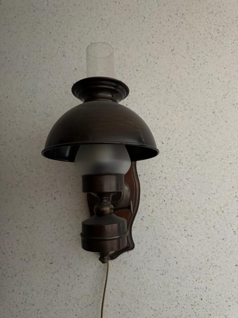 Vintage  wandlamp - Scheepslamp Stijl, Ophalen, Gebruikt, Vintage wandlamp - Scheepslamp Stijl, Metaal