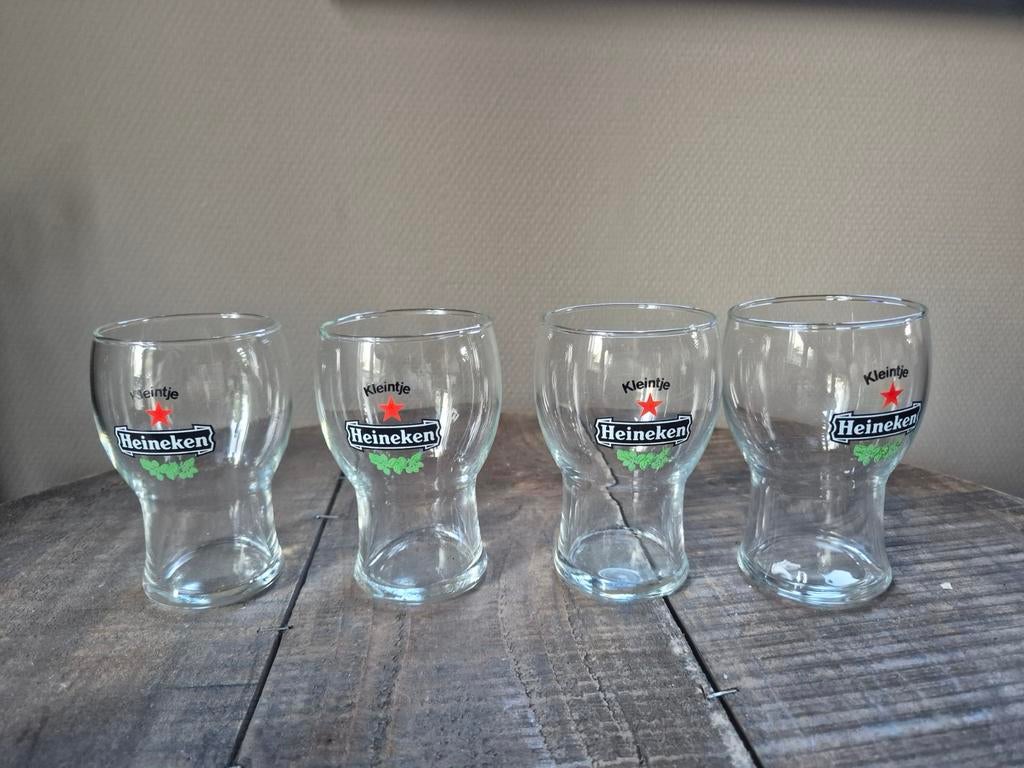 Kleintje heineken glas, Ophalen of Verzenden, Glas of Glazen, Heineken