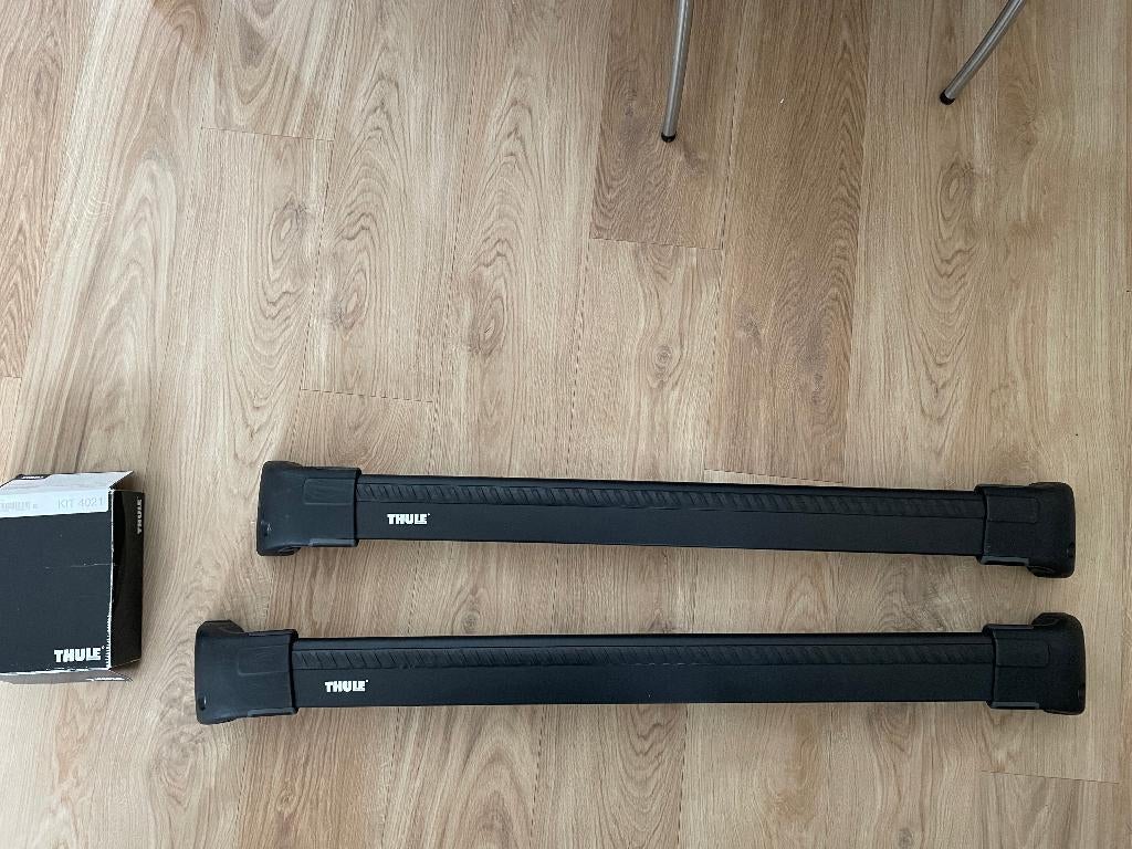 Thule dakdragers wingbar edge voor V60 met dakrails, Ophalen, Gebruikt