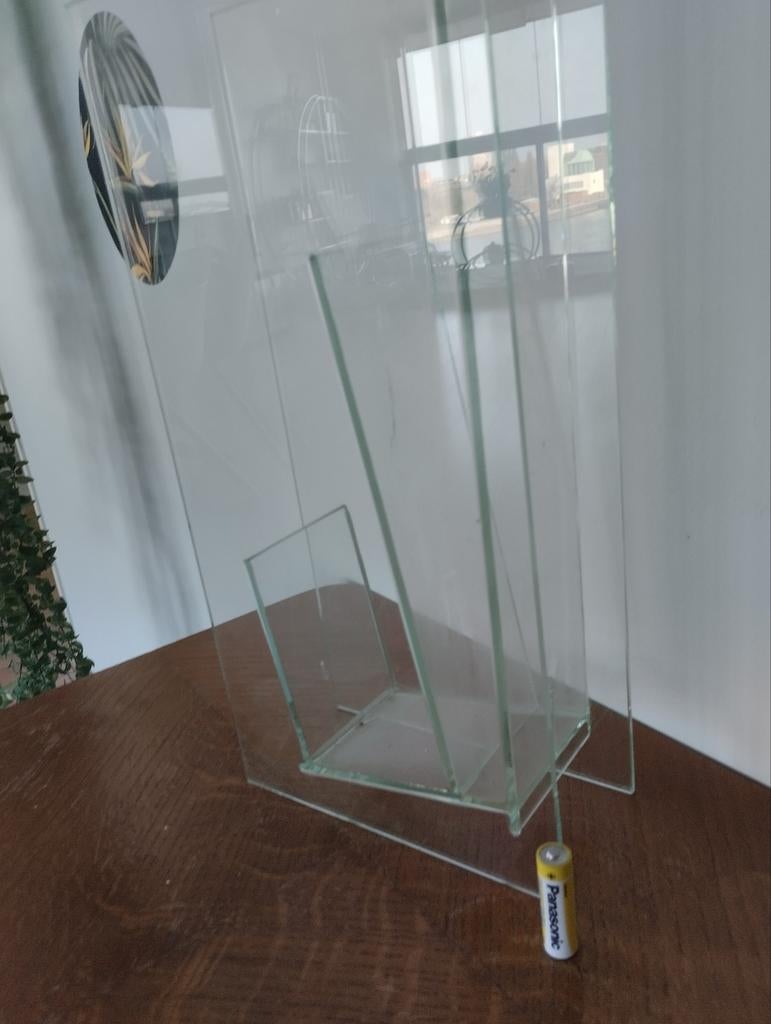 Design glazen vaas, Ophalen of Verzenden, Zo goed als nieuw