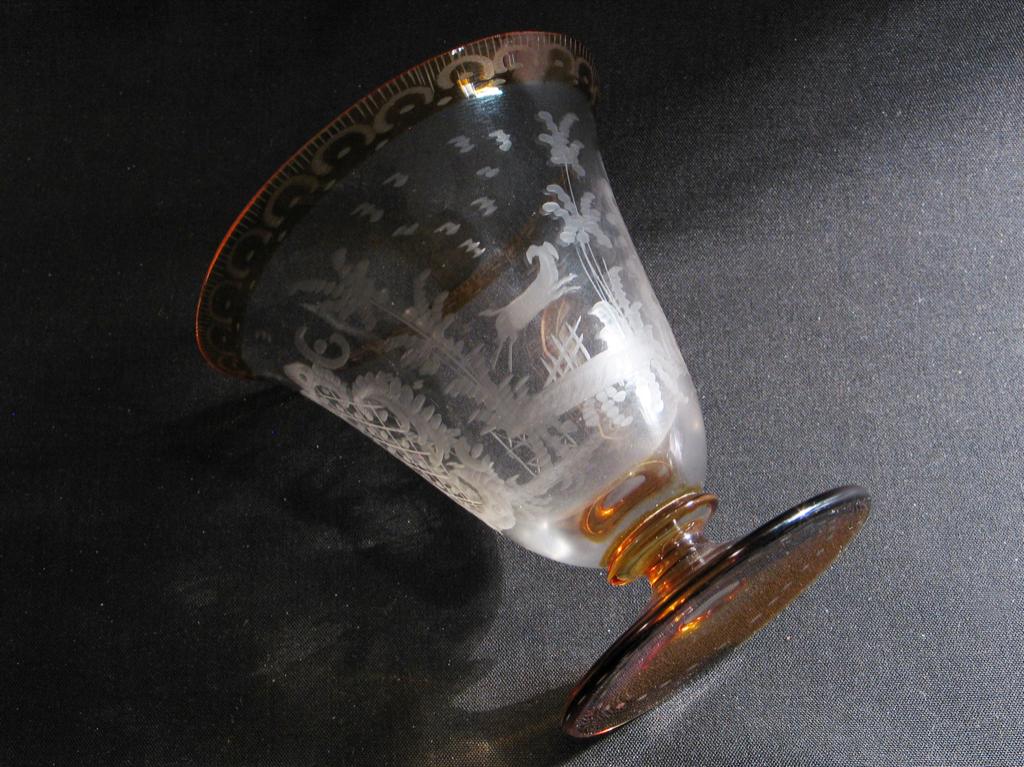 Kelkglas glas Biedermeyer 1825. 1009, Ophalen of Verzenden