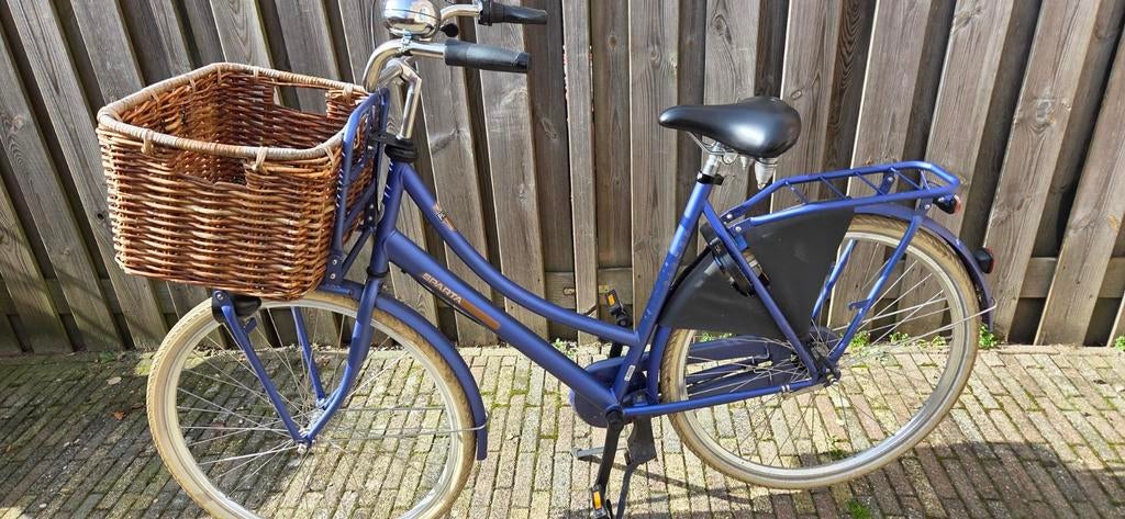 Sparta Pick-Up Damesfiets met Mand - Blauw, 50 tot 53 cm, Ophalen of Verzenden, Gebruikt, Sparta