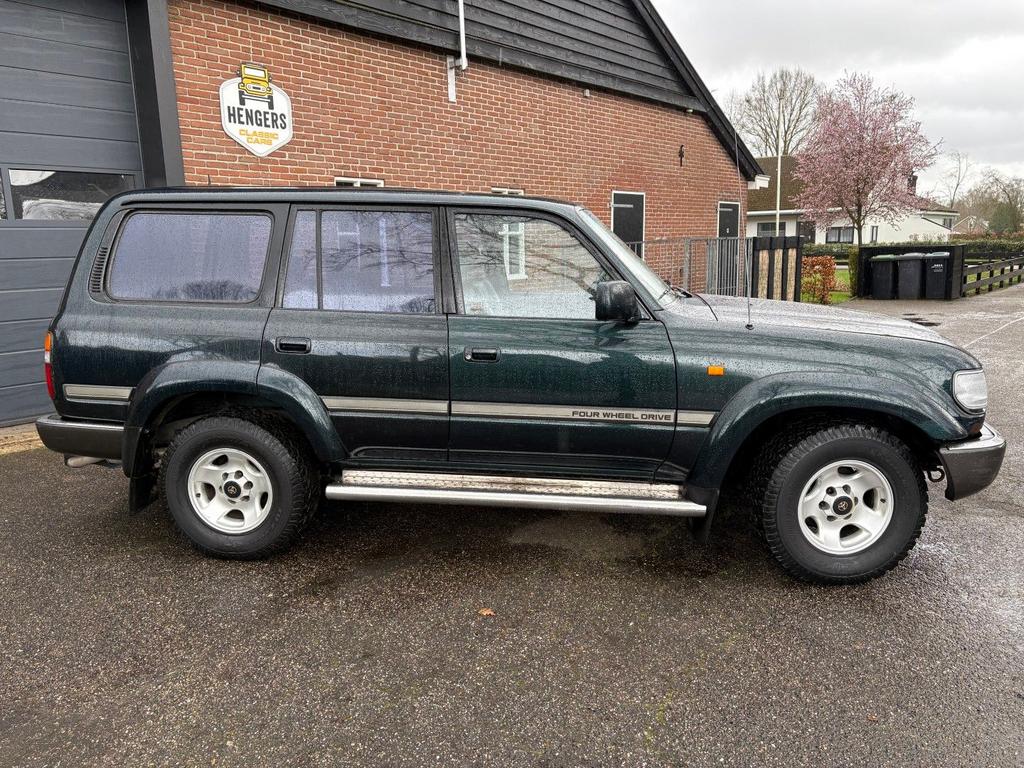 Toyota Land Cruiser, Auto's, Toyota, SUV of Terreinwagen, Groen, Trekhaak, Bedrijf