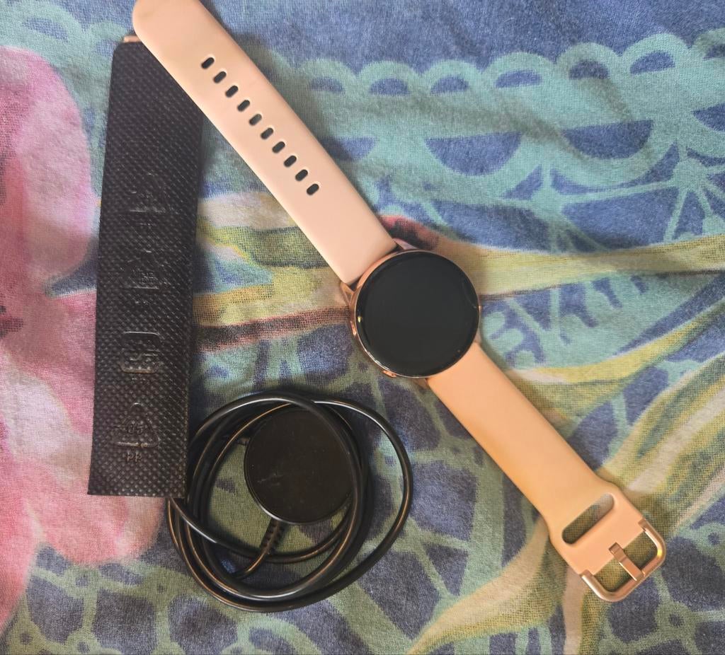 Samsung Galaxy Watch Active, Rosé, Overige merken, Staal, Gebruikt, Polshorloge