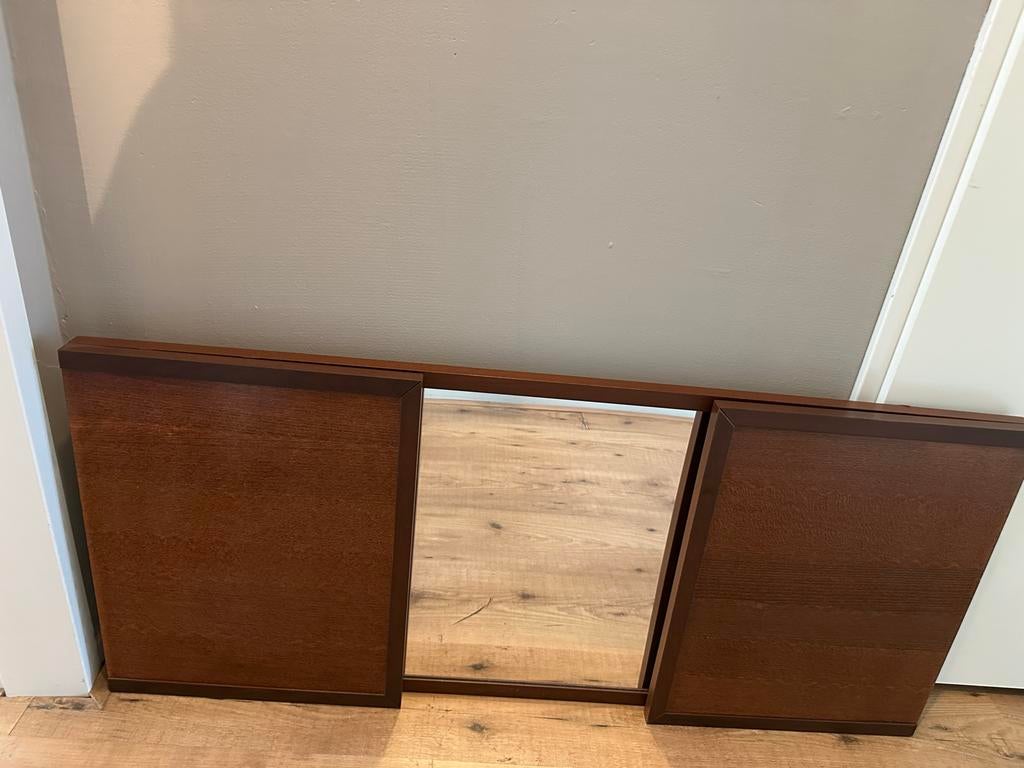 Ikea Malm drieluik spiegel, Huis en Inrichting, Ophalen of Verzenden, Zo goed als nieuw, 100 tot 125 cm, Minder dan 100 cm