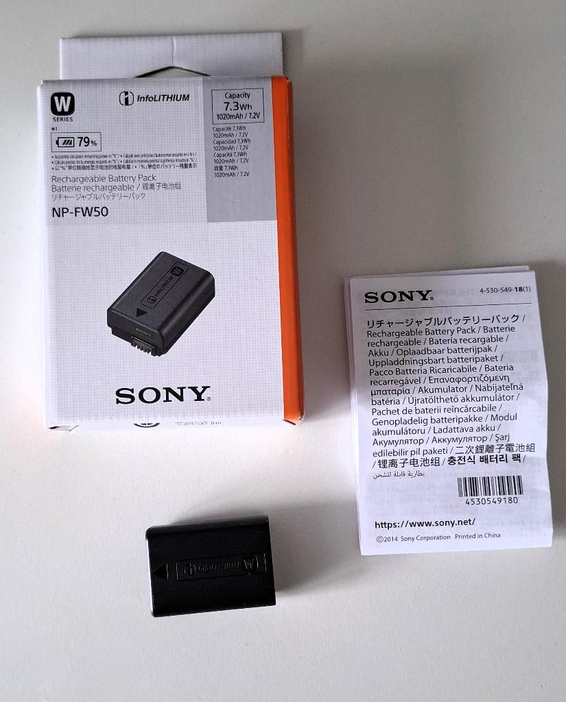 Sony NP-FW50 accu, Ophalen of Verzenden, Nieuw