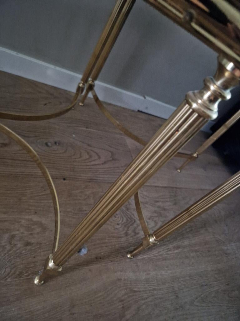 Vintage hollywood style salontafels, Verzenden, Zo goed als nieuw, 75 cm of meer, Overige vormen