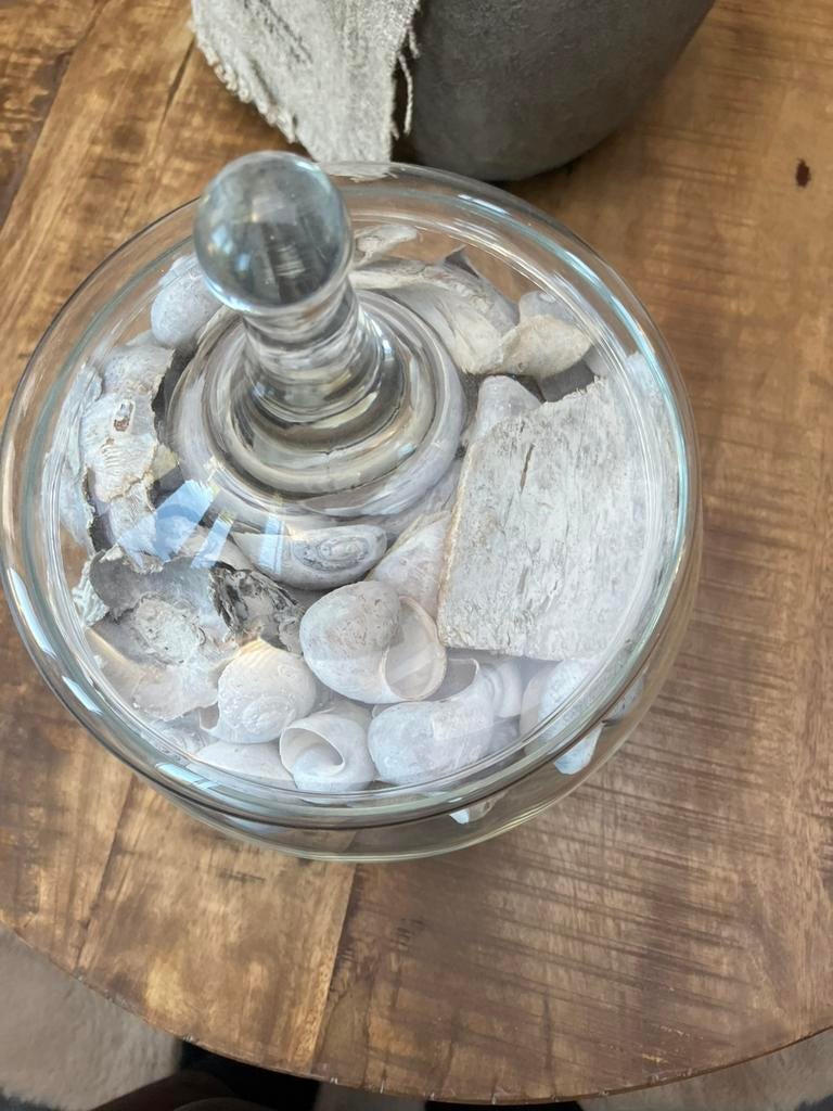 glazen stolp, Ophalen, Gebruikt