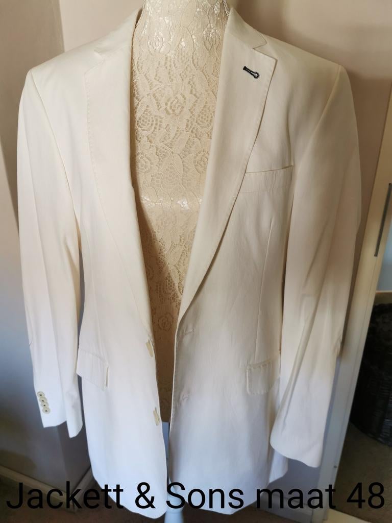 Nieuw:Jacket & Sons colbert mt 48, Ophalen of Verzenden, Nieuw, Maat 48/50 (M), Blauw