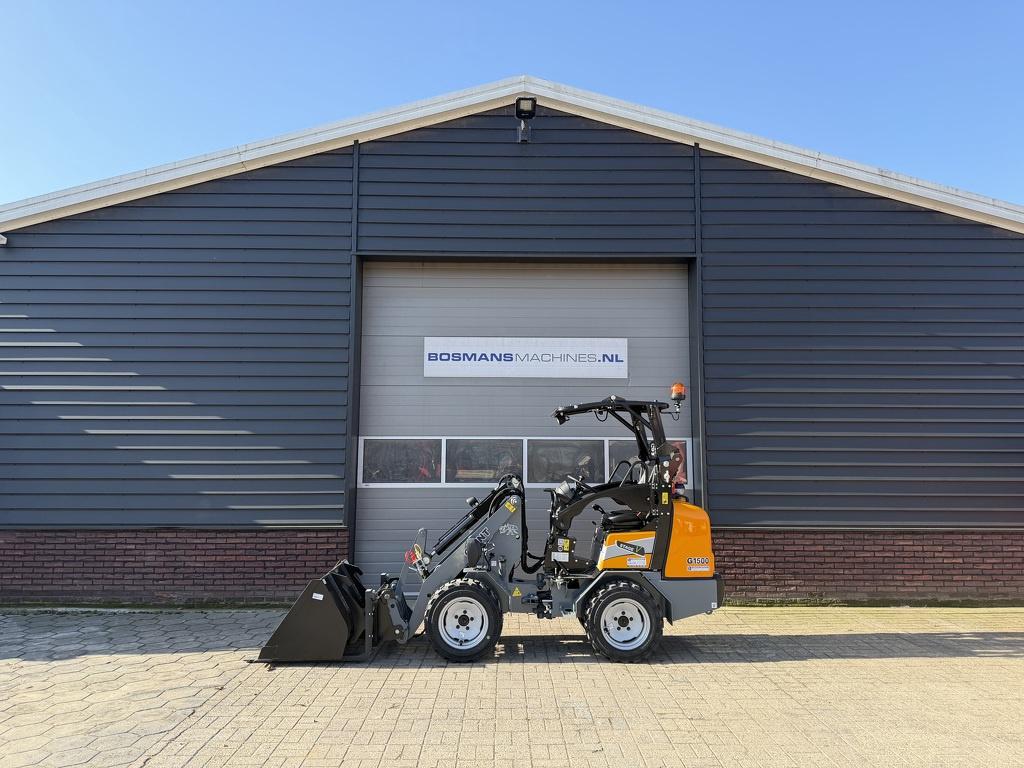 Giant G1500 minishovel NIEUW met klapdak, Tobroco, Info@tobroco.nl, Sprendlingenstraat 57
5061 KM  Oisterwijk, NL, Wiellader of Shovel